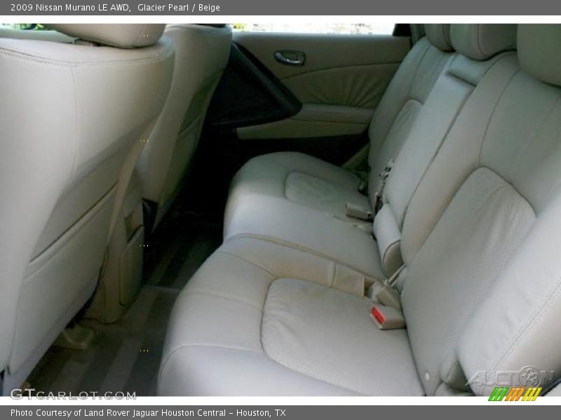Glacier Pearl / Beige 2009 Nissan Murano LE AWD