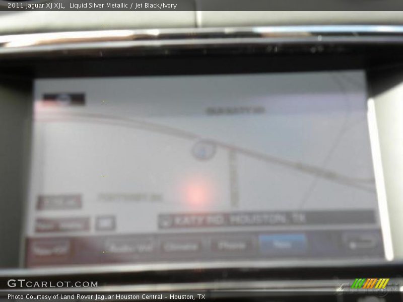 Liquid Silver Metallic / Jet Black/Ivory 2011 Jaguar XJ XJL