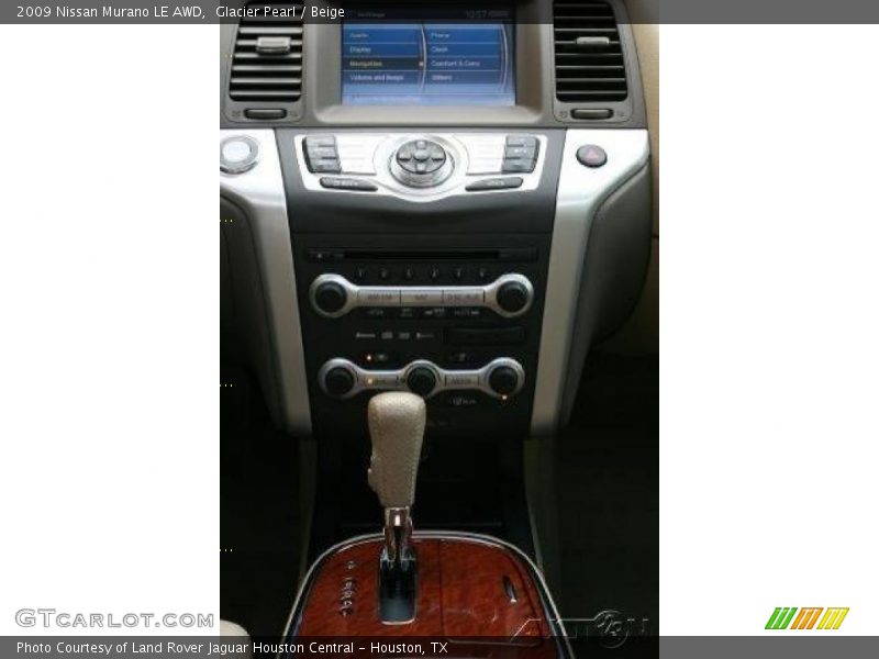 Glacier Pearl / Beige 2009 Nissan Murano LE AWD