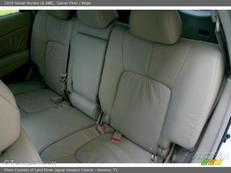 Glacier Pearl / Beige 2009 Nissan Murano LE AWD