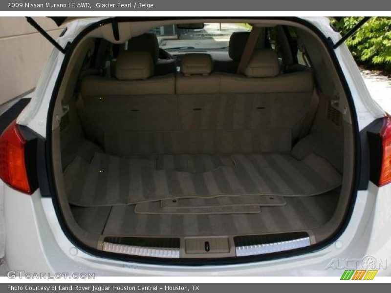 Glacier Pearl / Beige 2009 Nissan Murano LE AWD