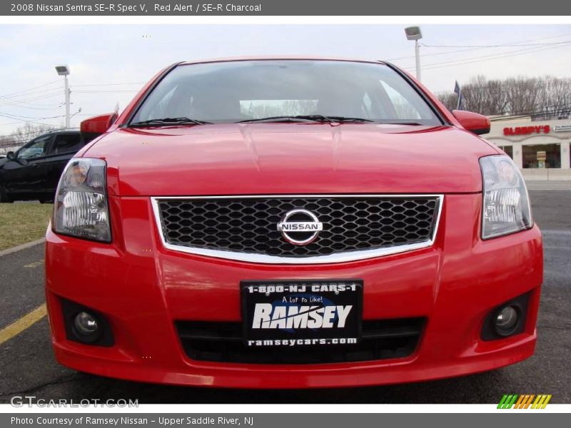 Red Alert / SE-R Charcoal 2008 Nissan Sentra SE-R Spec V