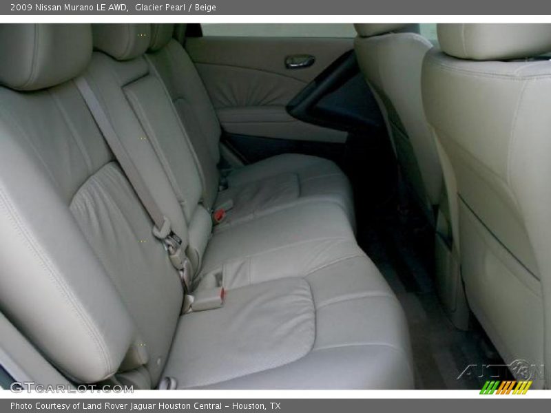 Glacier Pearl / Beige 2009 Nissan Murano LE AWD
