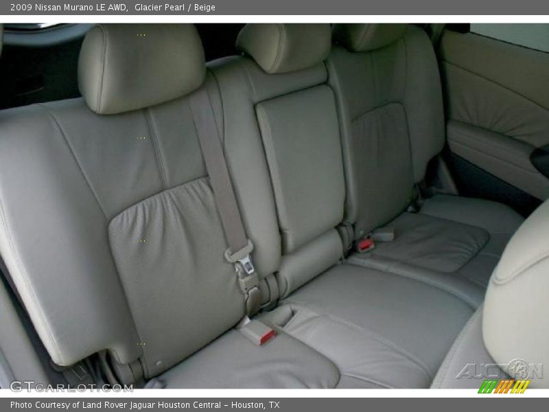 Glacier Pearl / Beige 2009 Nissan Murano LE AWD