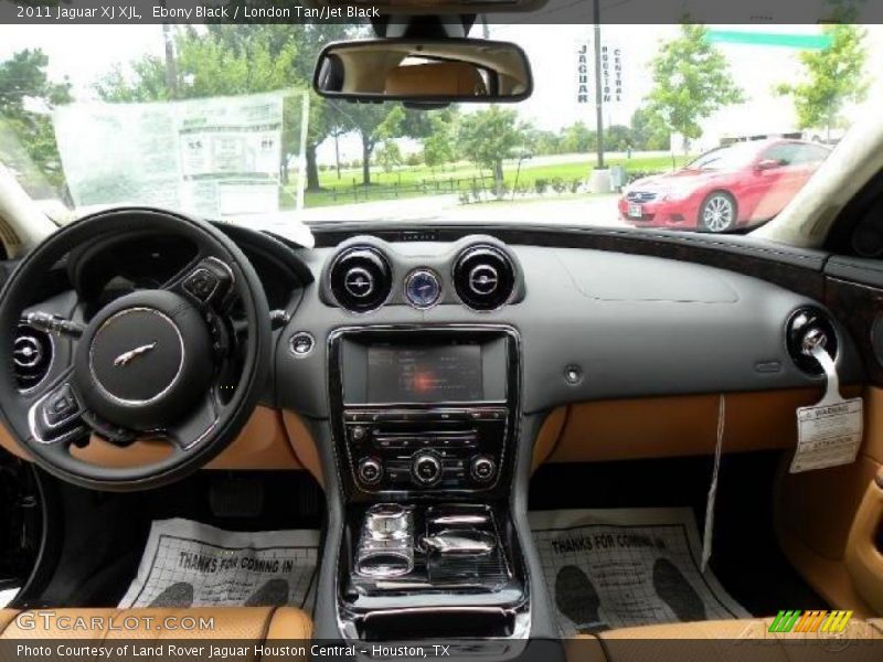 Ebony Black / London Tan/Jet Black 2011 Jaguar XJ XJL
