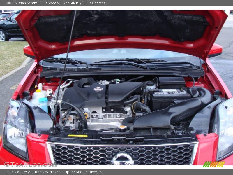 Red Alert / SE-R Charcoal 2008 Nissan Sentra SE-R Spec V