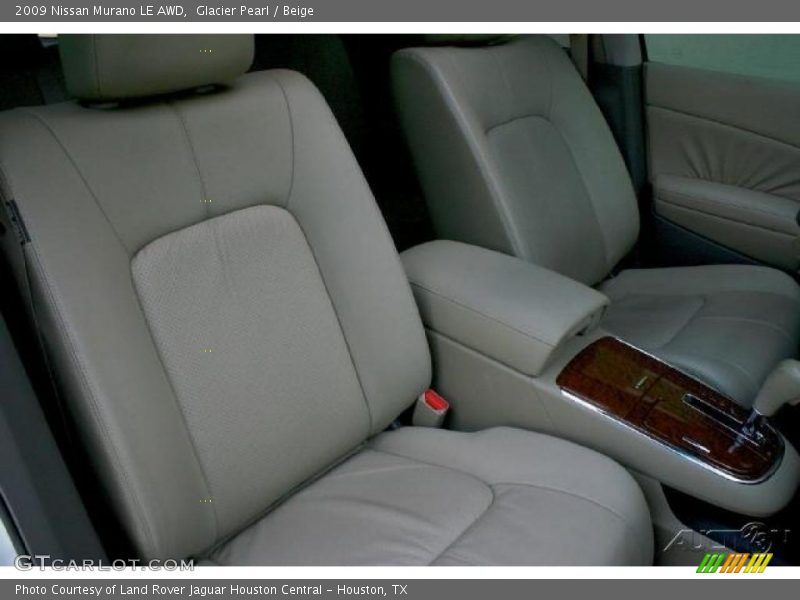 Glacier Pearl / Beige 2009 Nissan Murano LE AWD