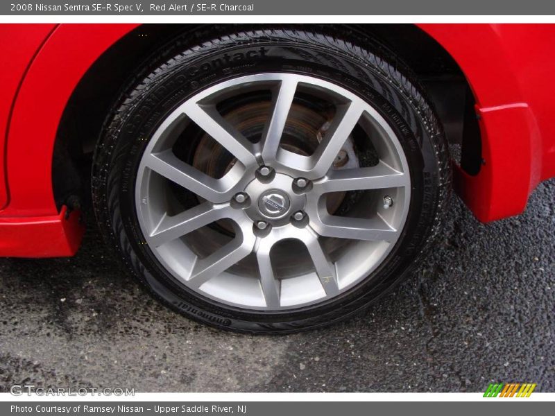 Red Alert / SE-R Charcoal 2008 Nissan Sentra SE-R Spec V