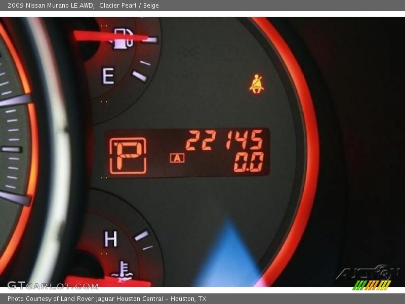 Glacier Pearl / Beige 2009 Nissan Murano LE AWD