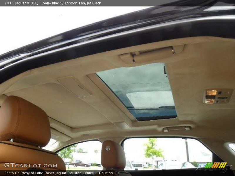 Ebony Black / London Tan/Jet Black 2011 Jaguar XJ XJL