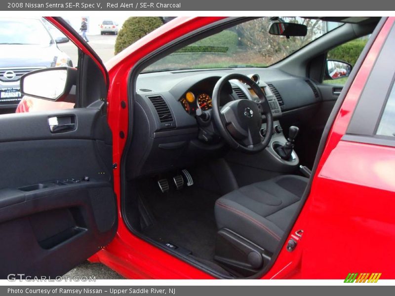 Red Alert / SE-R Charcoal 2008 Nissan Sentra SE-R Spec V