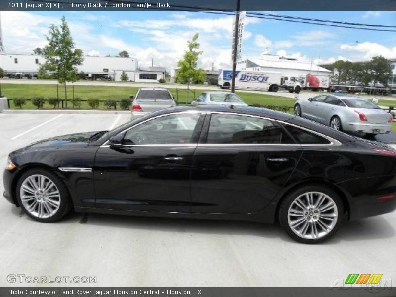 Ebony Black / London Tan/Jet Black 2011 Jaguar XJ XJL