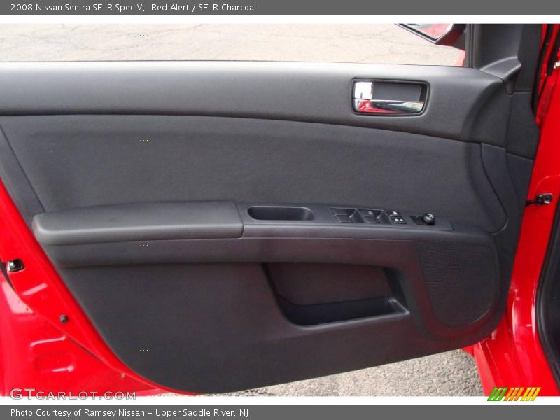 Red Alert / SE-R Charcoal 2008 Nissan Sentra SE-R Spec V