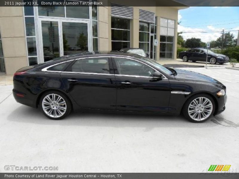 Ebony Black / London Tan/Jet Black 2011 Jaguar XJ XJL