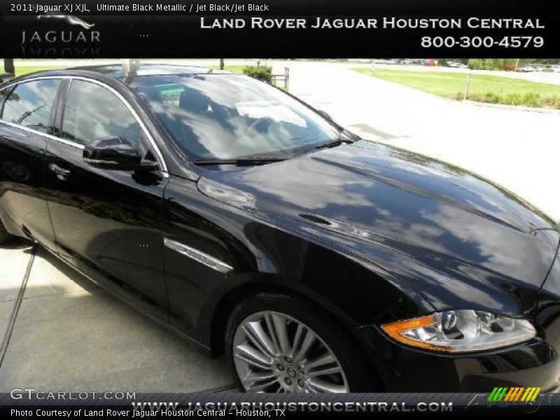 Ultimate Black Metallic / Jet Black/Jet Black 2011 Jaguar XJ XJL