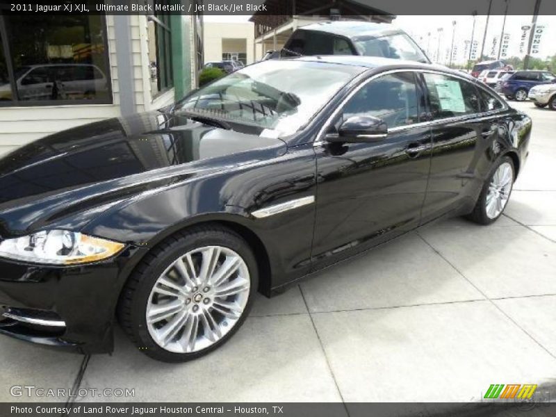Ultimate Black Metallic / Jet Black/Jet Black 2011 Jaguar XJ XJL