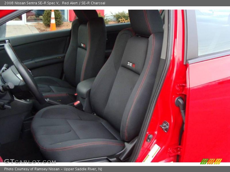 Red Alert / SE-R Charcoal 2008 Nissan Sentra SE-R Spec V