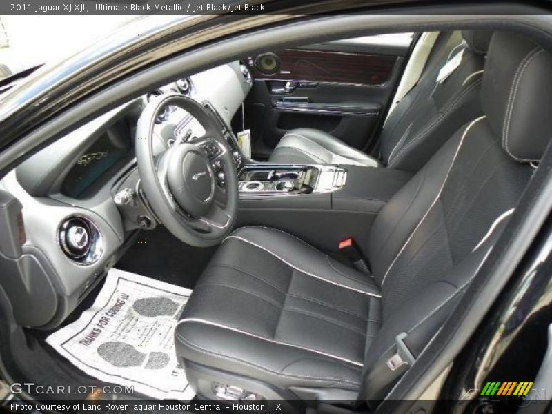 Ultimate Black Metallic / Jet Black/Jet Black 2011 Jaguar XJ XJL