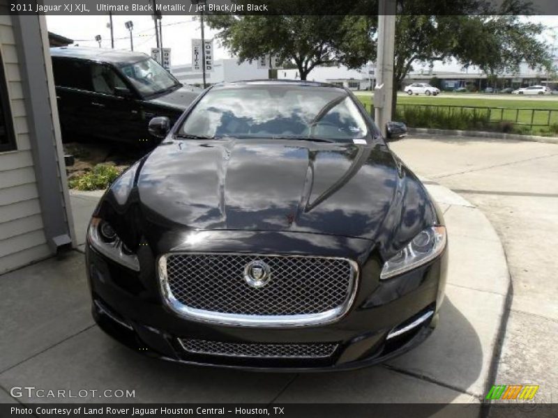 Ultimate Black Metallic / Jet Black/Jet Black 2011 Jaguar XJ XJL