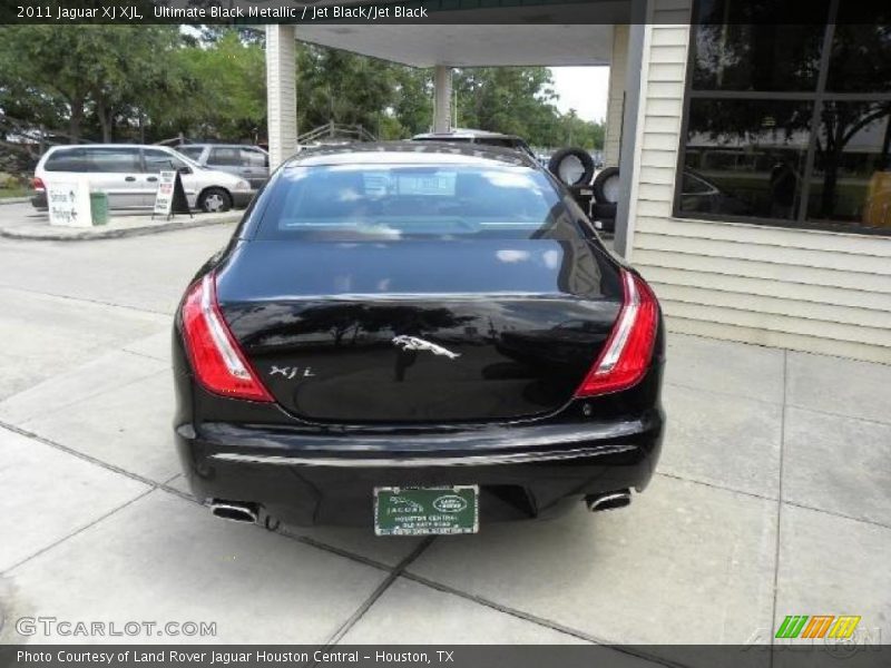 Ultimate Black Metallic / Jet Black/Jet Black 2011 Jaguar XJ XJL