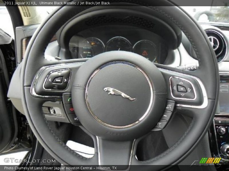 Ultimate Black Metallic / Jet Black/Jet Black 2011 Jaguar XJ XJL