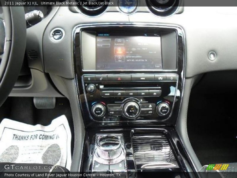 Ultimate Black Metallic / Jet Black/Jet Black 2011 Jaguar XJ XJL
