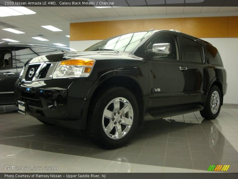 Galaxy Black Metallic / Charcoal 2009 Nissan Armada LE 4WD