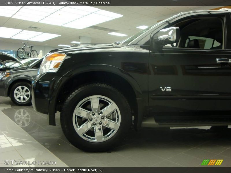 Galaxy Black Metallic / Charcoal 2009 Nissan Armada LE 4WD