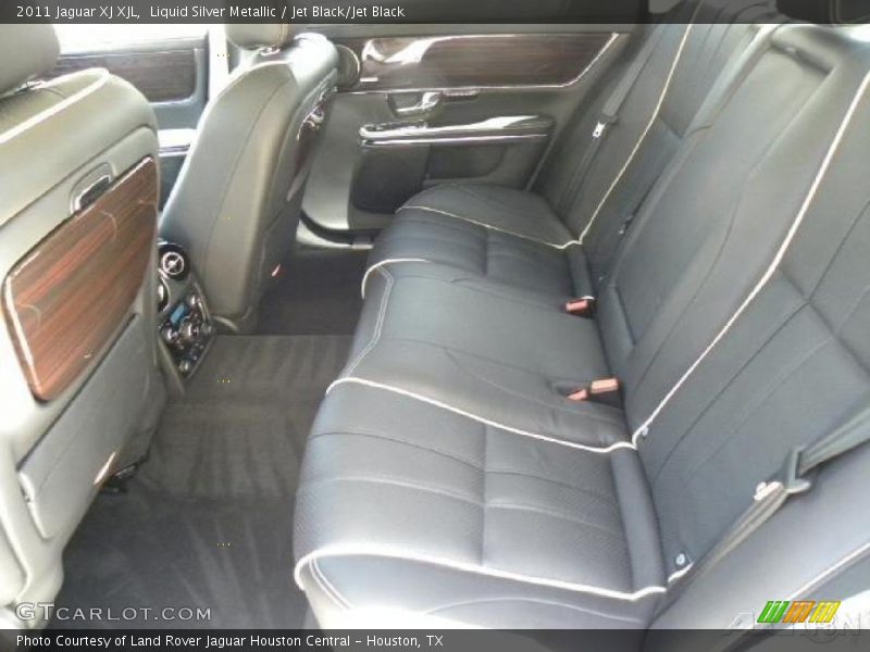 Liquid Silver Metallic / Jet Black/Jet Black 2011 Jaguar XJ XJL