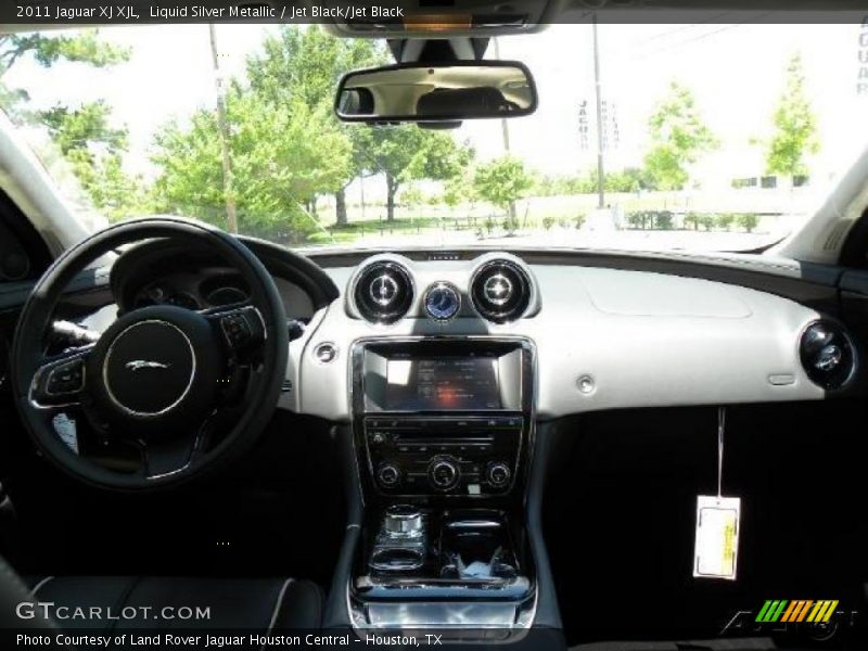 Liquid Silver Metallic / Jet Black/Jet Black 2011 Jaguar XJ XJL