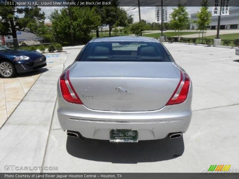 Liquid Silver Metallic / Jet Black/Jet Black 2011 Jaguar XJ XJL