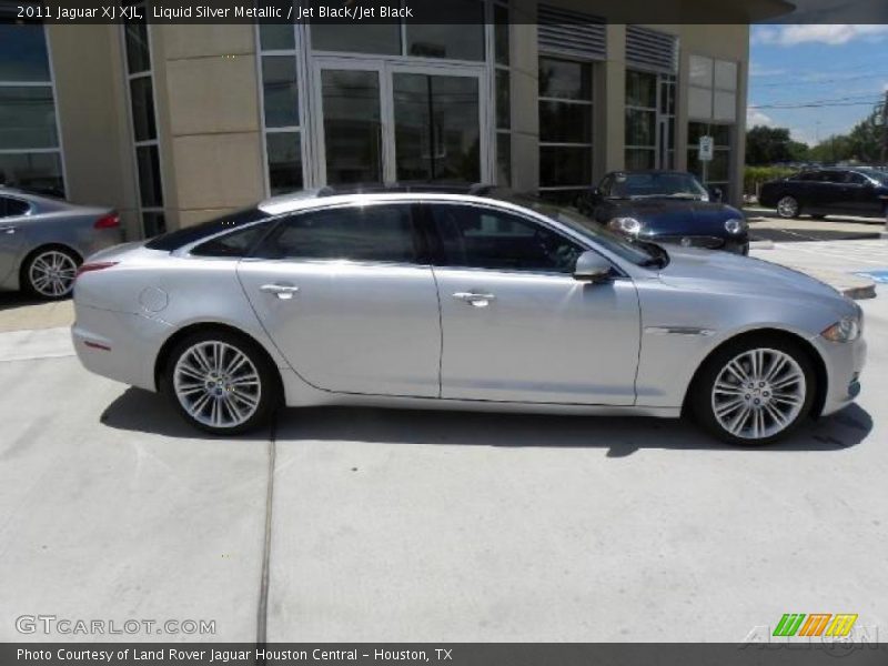 Liquid Silver Metallic / Jet Black/Jet Black 2011 Jaguar XJ XJL