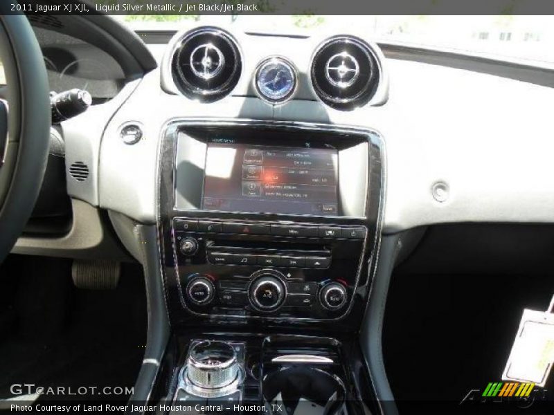 Liquid Silver Metallic / Jet Black/Jet Black 2011 Jaguar XJ XJL