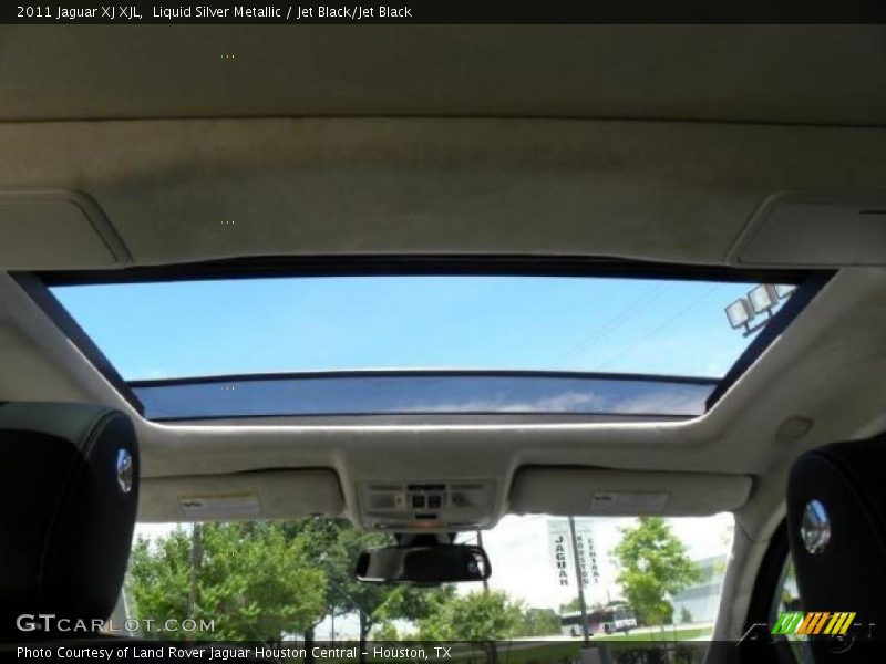 Liquid Silver Metallic / Jet Black/Jet Black 2011 Jaguar XJ XJL