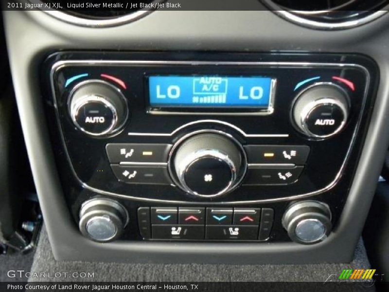 Liquid Silver Metallic / Jet Black/Jet Black 2011 Jaguar XJ XJL