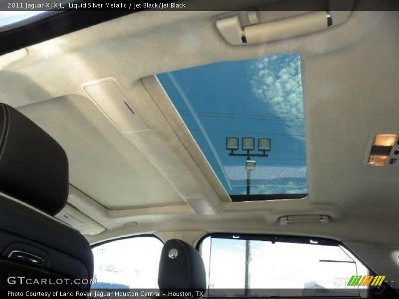 Liquid Silver Metallic / Jet Black/Jet Black 2011 Jaguar XJ XJL