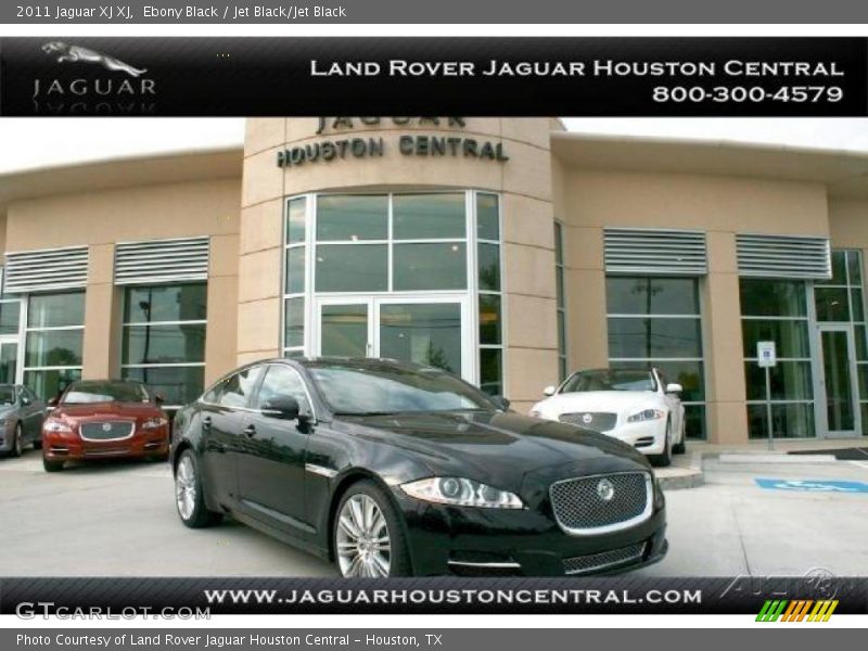 Ebony Black / Jet Black/Jet Black 2011 Jaguar XJ XJ