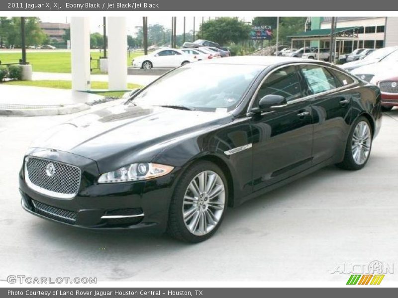 Ebony Black / Jet Black/Jet Black 2011 Jaguar XJ XJ