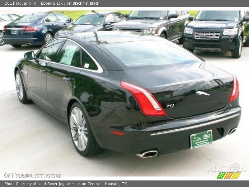 Ebony Black / Jet Black/Jet Black 2011 Jaguar XJ XJ