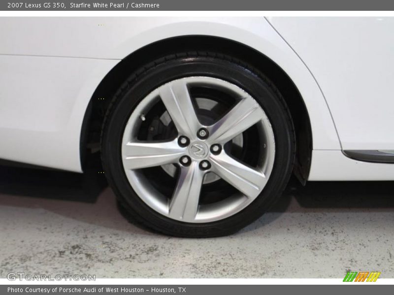 Starfire White Pearl / Cashmere 2007 Lexus GS 350