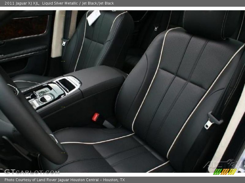Liquid Silver Metallic / Jet Black/Jet Black 2011 Jaguar XJ XJL