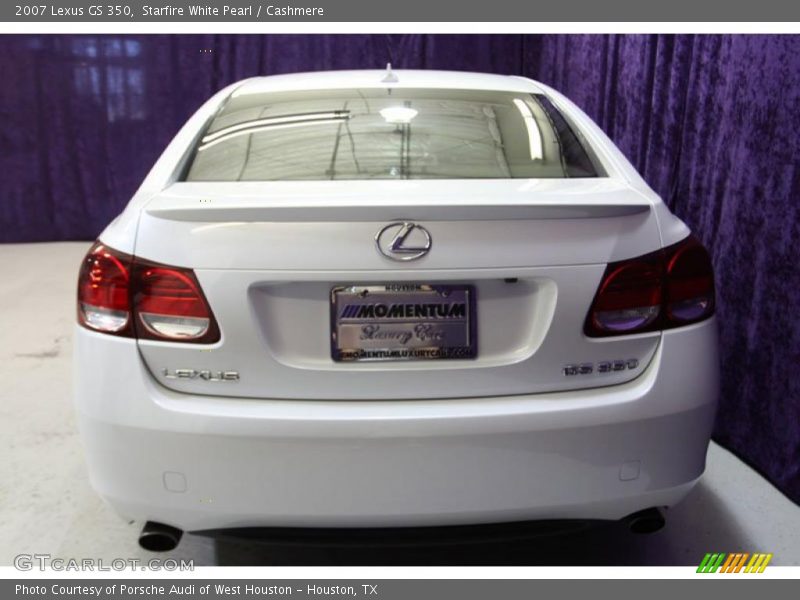 Starfire White Pearl / Cashmere 2007 Lexus GS 350