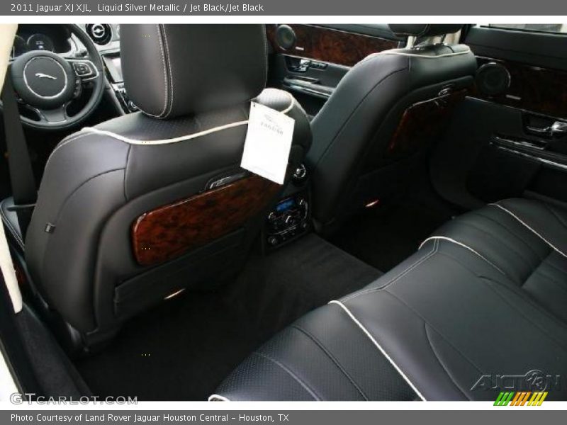 Liquid Silver Metallic / Jet Black/Jet Black 2011 Jaguar XJ XJL
