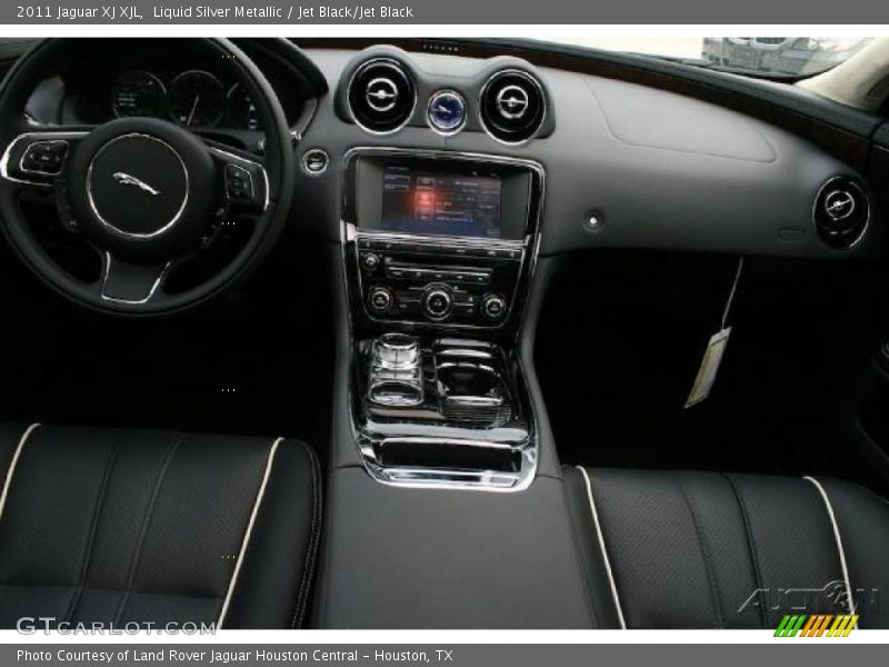 Liquid Silver Metallic / Jet Black/Jet Black 2011 Jaguar XJ XJL