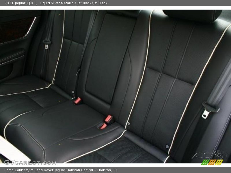 Liquid Silver Metallic / Jet Black/Jet Black 2011 Jaguar XJ XJL