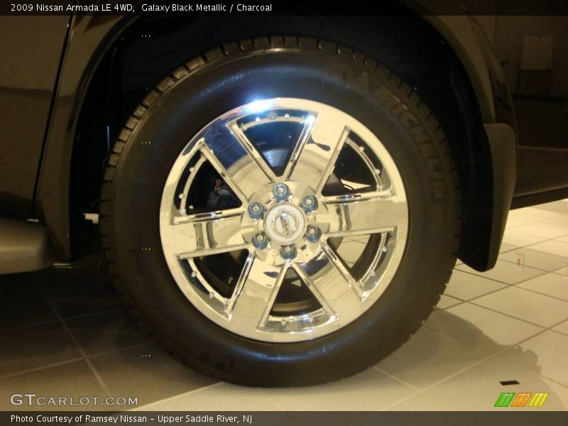 Galaxy Black Metallic / Charcoal 2009 Nissan Armada LE 4WD