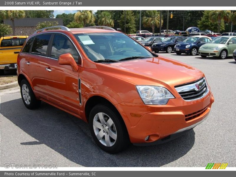 Sunburst Orange / Tan 2008 Saturn VUE XR