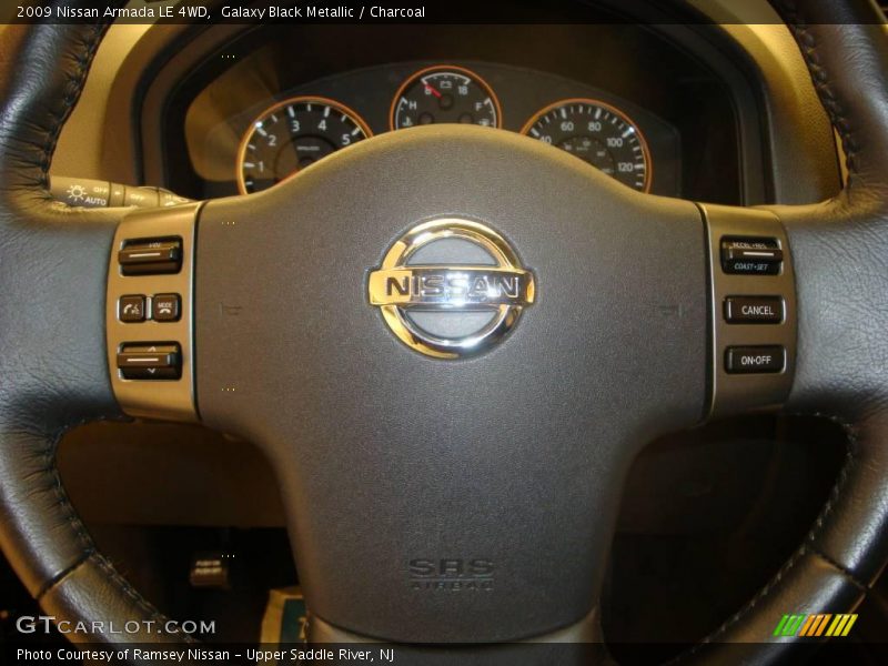 Galaxy Black Metallic / Charcoal 2009 Nissan Armada LE 4WD
