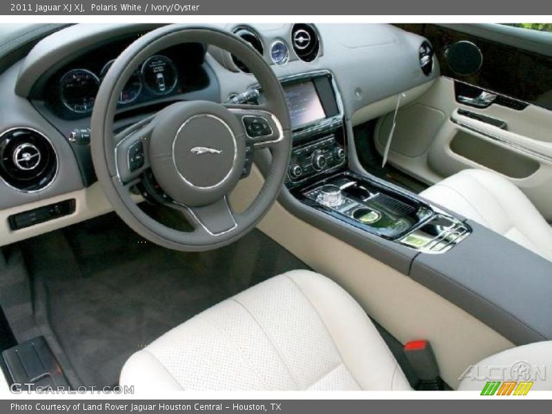 Polaris White / Ivory/Oyster 2011 Jaguar XJ XJ