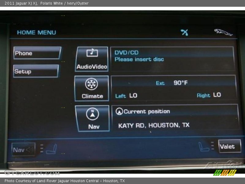 Polaris White / Ivory/Oyster 2011 Jaguar XJ XJ